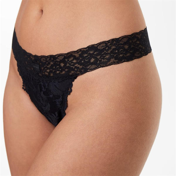 Jack Wills Daisy Thong Black