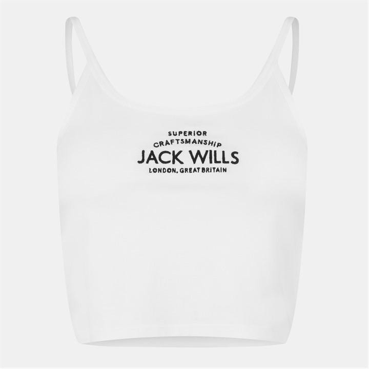 Jack Wills Double Strap Vest White