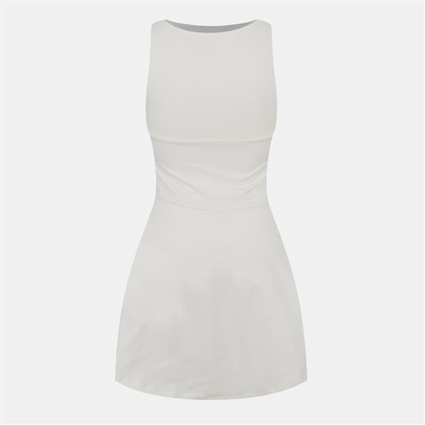 Jack Wills Drop Hem Dress Vintage White