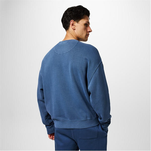 Jack Wills Dystopia Stretch Crew Sweater Vintage Indigo