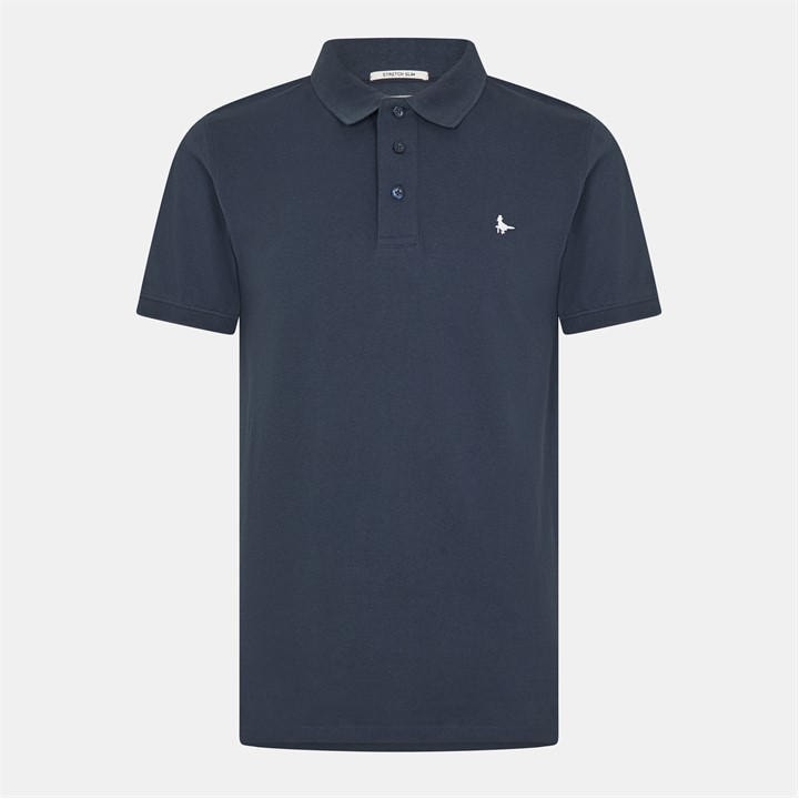 Jack Wills Eaton Stretch Polo Navy