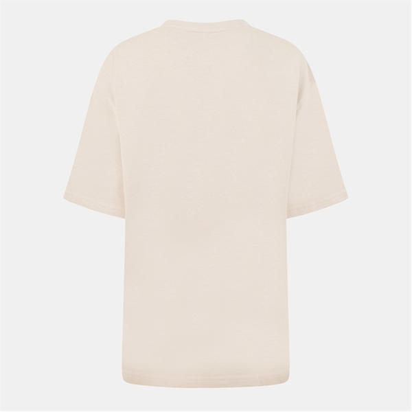 Jack Wills Embossed Logo T Shirt Stone