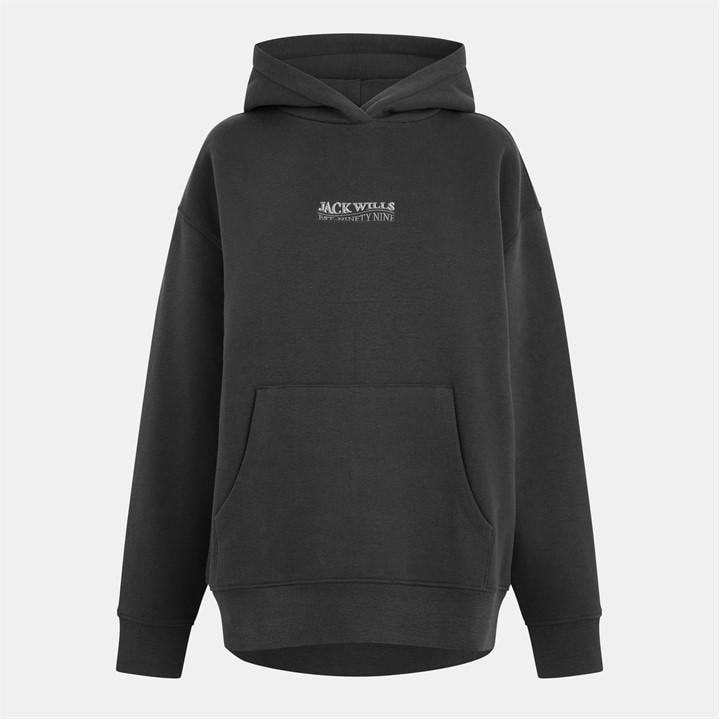 Jack Wills Embroidered Logo Hoodie Eiffel Tower