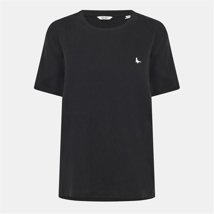 Jack Wills Endmoor Boyfriend T Shirt Black