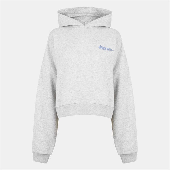 Jack Wills Essentials Hoodie Light Heather