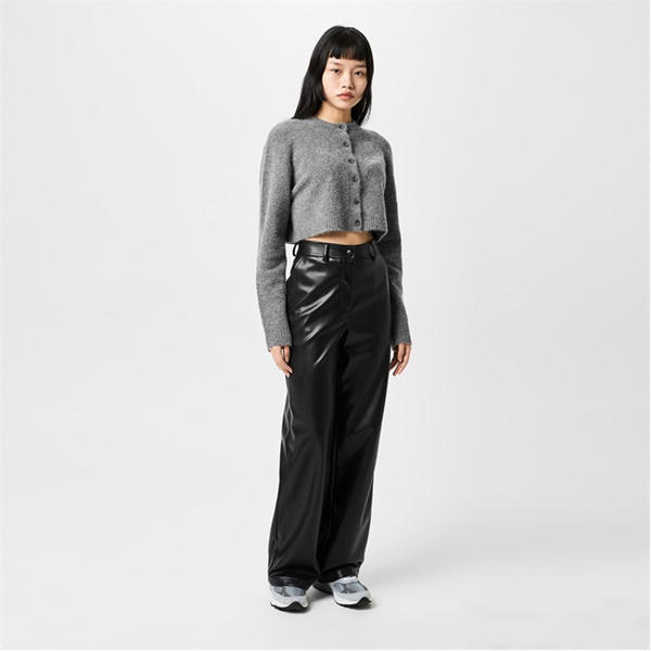 Jack Wills Fitted Cardigan Charcoal Marl