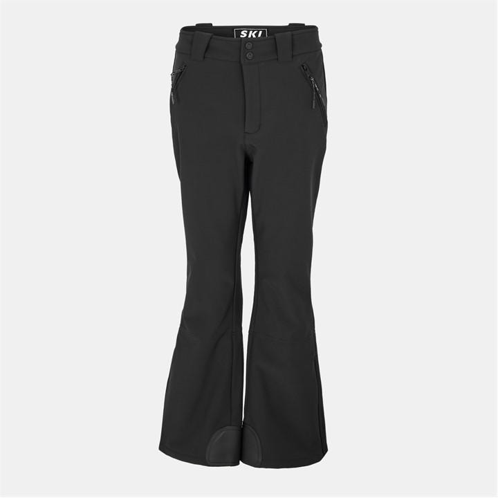 Jack Wills Flared Ski Pants Ladies Black