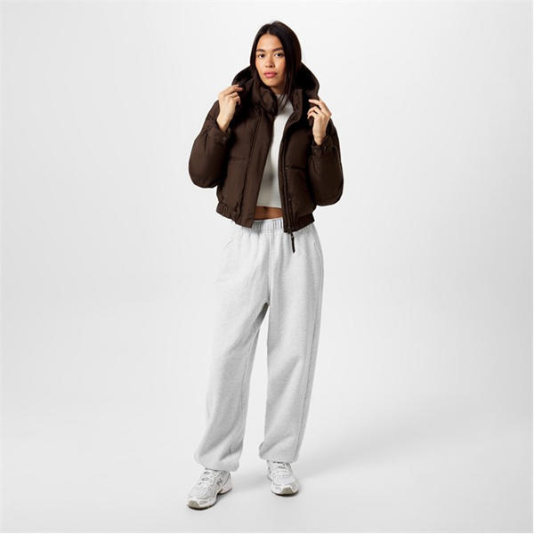 Jack Wills Fletcher Puffer Jacket Cocoa