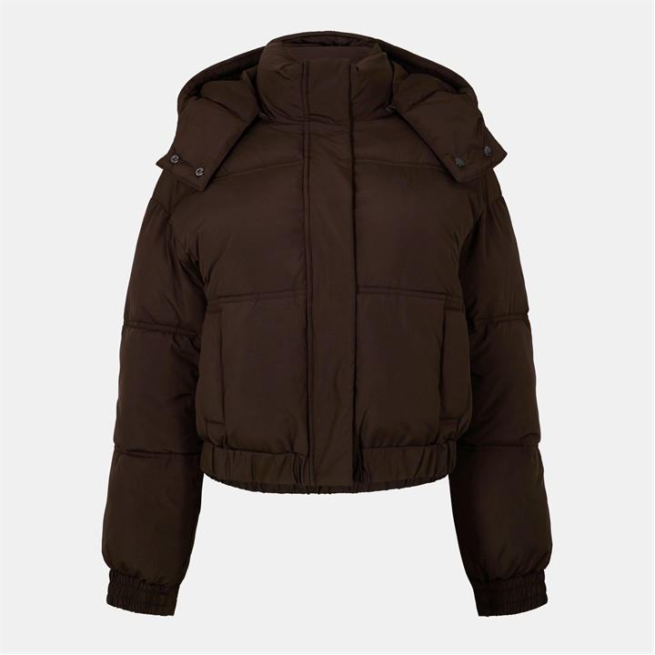 Jack Wills Fletcher Puffer Jacket Cocoa