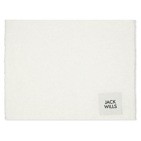 Jack Wills Fluffy Scarf Cream