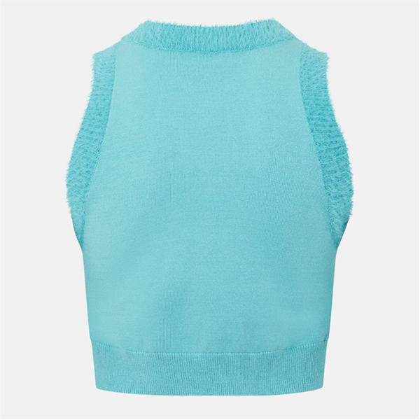 Jack Wills Fluffy Trim Tank Sea Jet