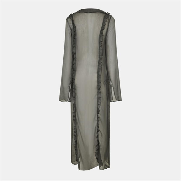 Jack Wills Frill Beach Cover Up Women Khaki