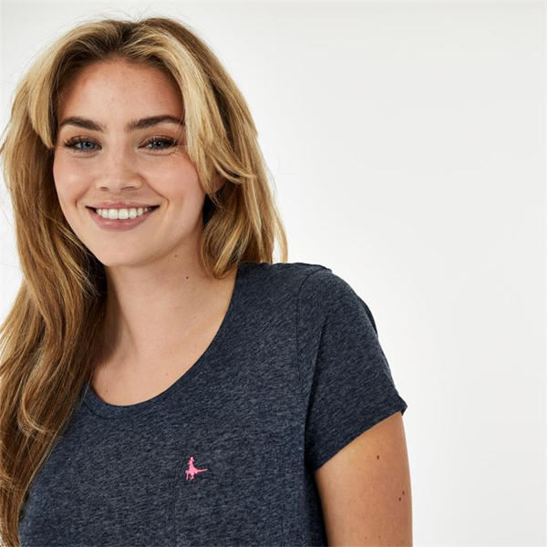 Jack Wills Fullford Pocket T Shirt Navy