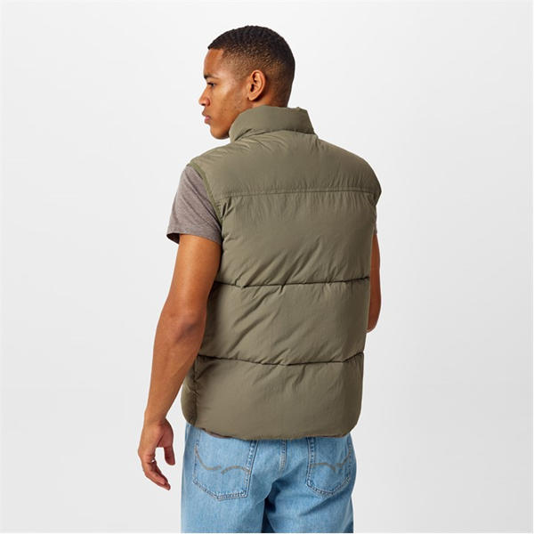 Jack Wills Garment Dye Gilet Men Leaf
