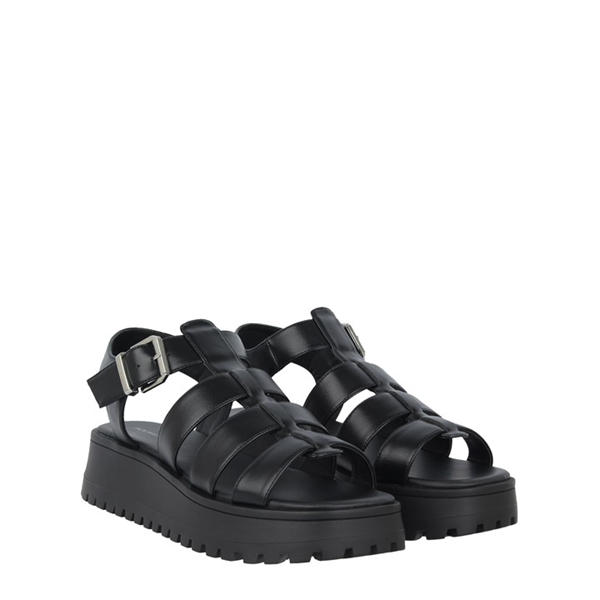 Jack Wills Gladiator Sandals Womens Black