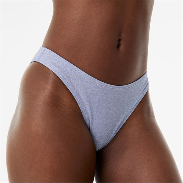 Jack Wills Glitter Bikini Bottom Soft Blue