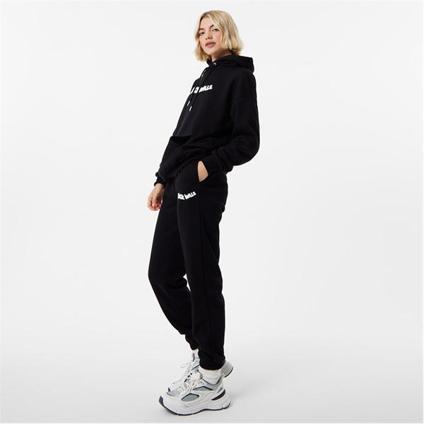 Jack Wills Graphic Jogger Black