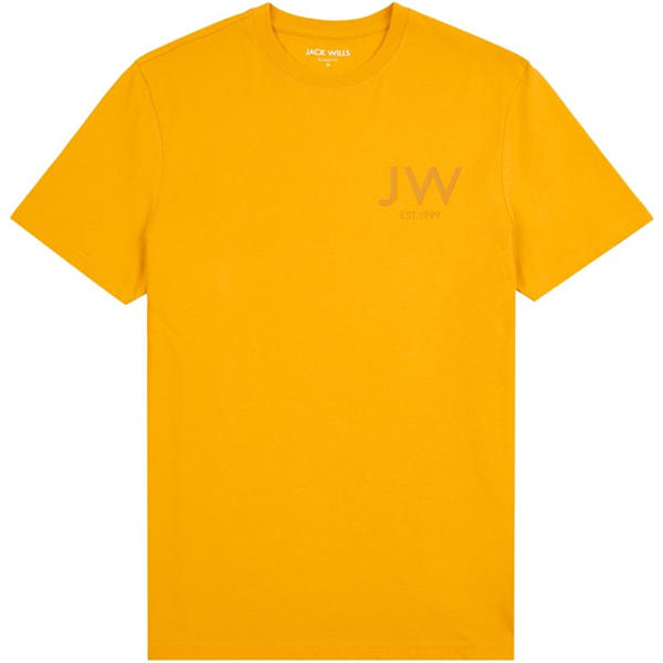 Jack Wills Graphic Logo T Shirt Mango Mojito