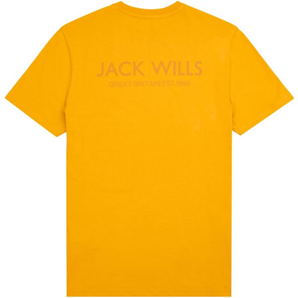 Jack Wills Graphic Logo T Shirt Mango Mojito