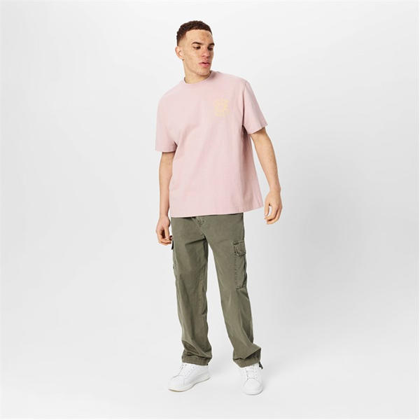 Jack Wills Graphic T Shirt Cool Pink