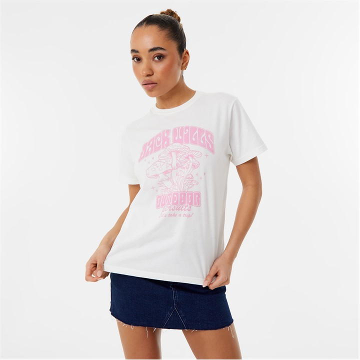 Jack Wills Graphic T Shirt White