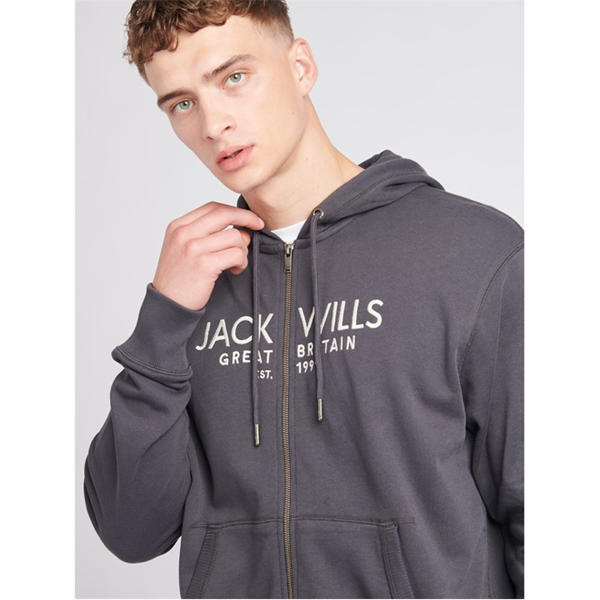Jack Wills GrphPb LB ZHd Sn99 Ebony