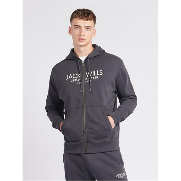 Jack Wills GrphPb LB ZHd Sn99 Ebony