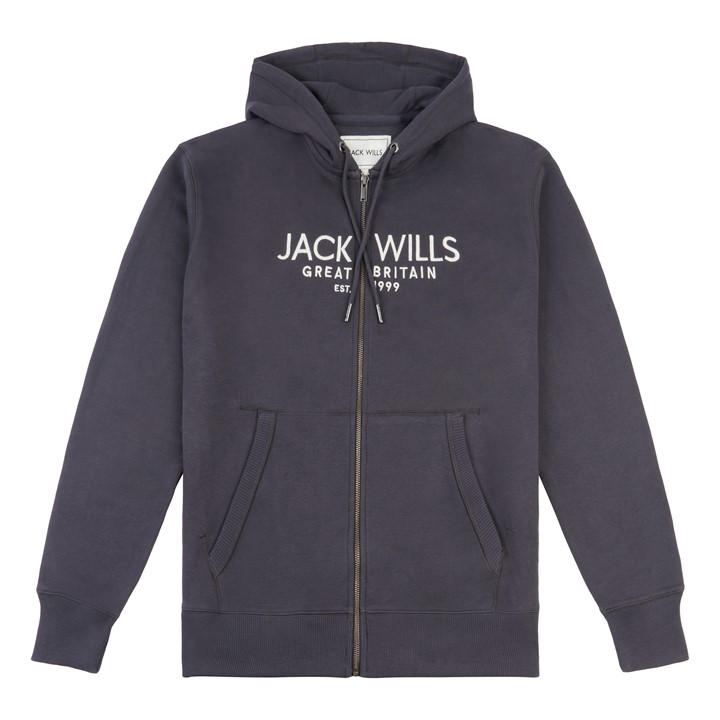 Jack Wills GrphPb LB ZHd Sn99 Ebony