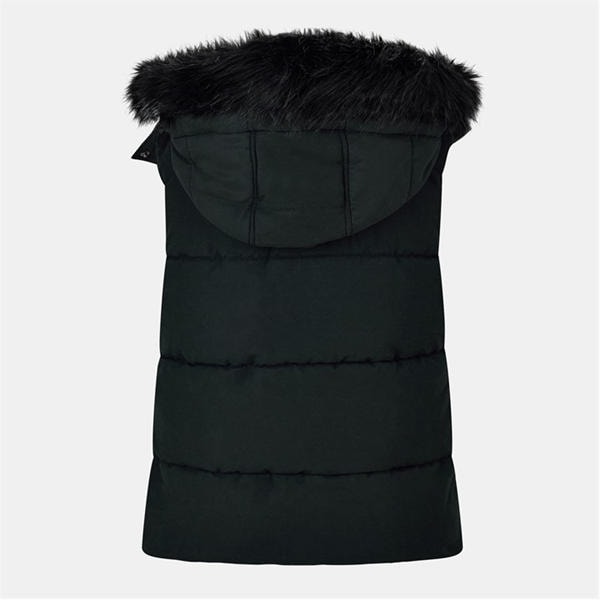 Jack Wills Heritage Puffer Gilet Womens Black