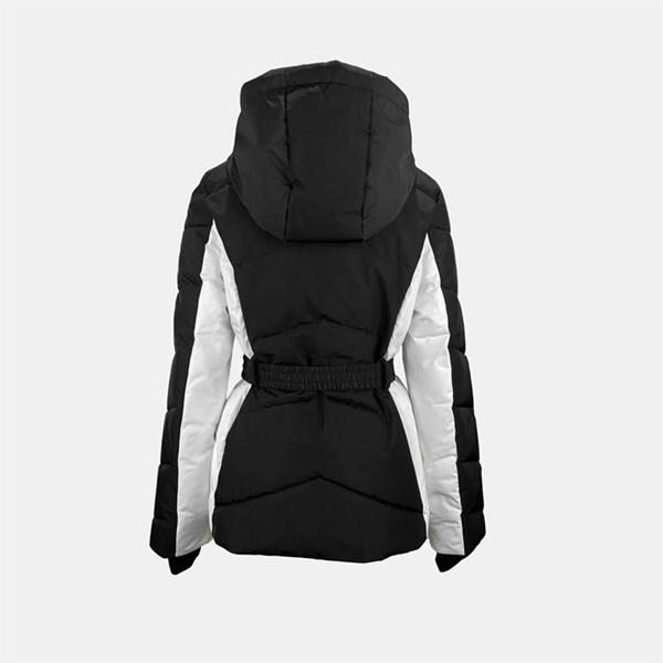Jack Wills Hooded Puffer Jacket Black