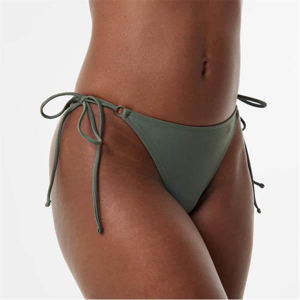 Jack Wills Hoop Detail Bikini Bottom Khaki