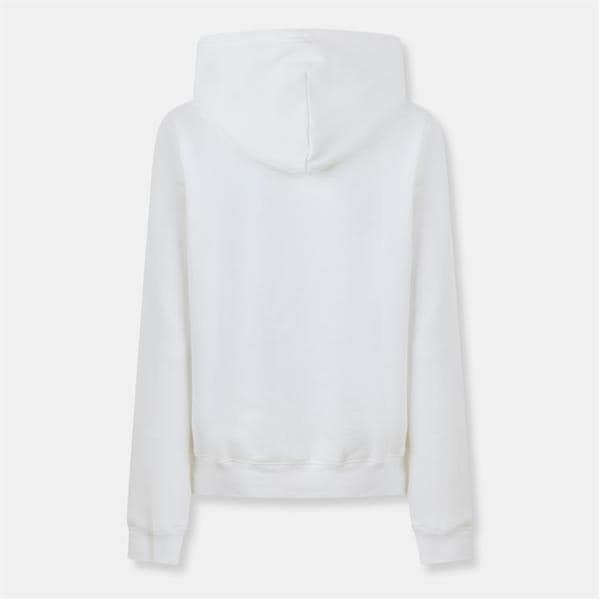 Jack Wills Hunston Graphic Logo Hoodie Vintage White