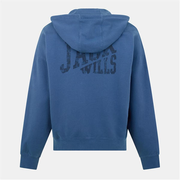 Jack Wills Hybrid Hoodie Indigo Blue