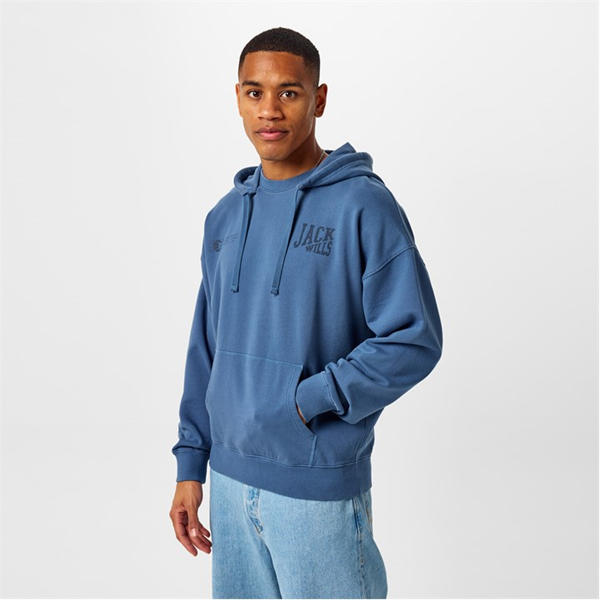 Jack Wills Hybrid Hoodie Indigo Blue