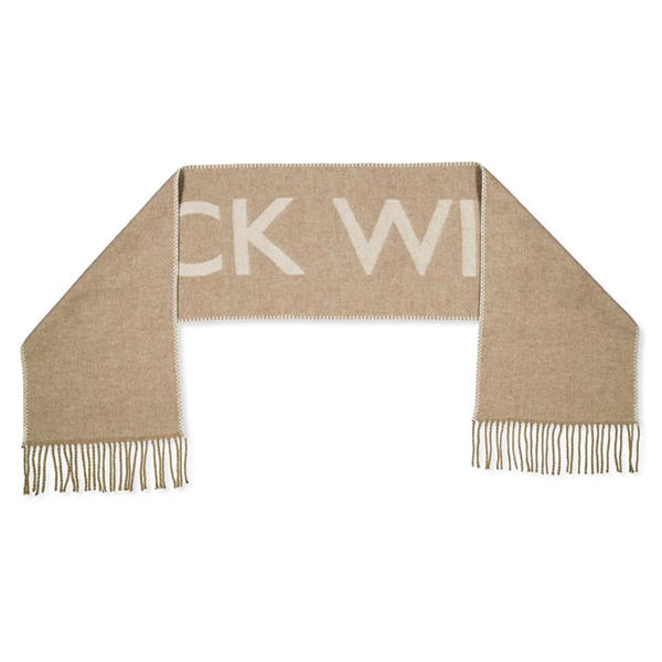 Jack Wills Intarsia Scarf Oatmeal