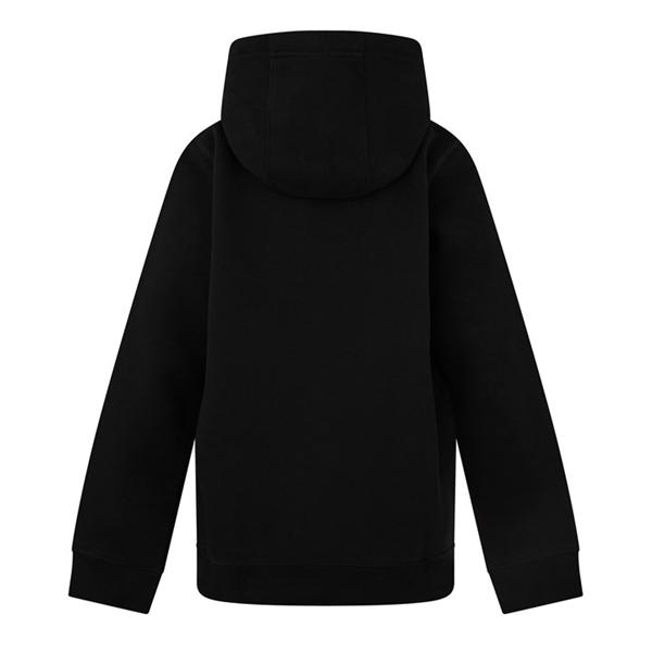 Jack Wills Jaquard Hoodie Juniors Black