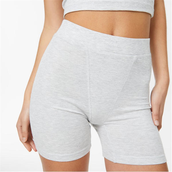 Jack Wills Jersey Rib Sleep Short Grey Marl