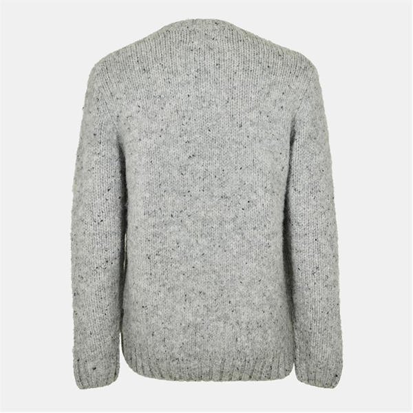 Jack Wills Jumper Drop Shoulder Long Sleeve Knitted Pullover Sweater Tops Grey Marl