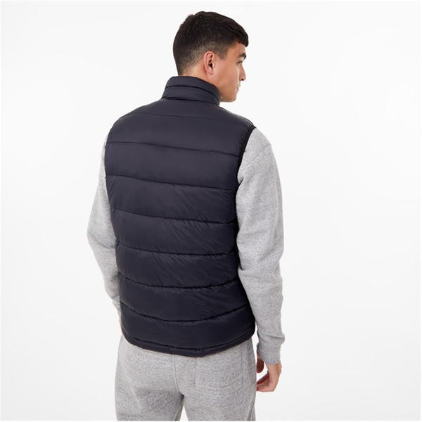 Jack Wills Kershaw Lightweight Puffer Gilet Mens Black