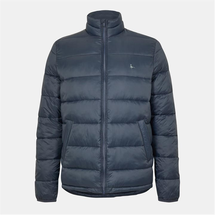 Jack Wills Kershaw Lightweight Puffer Jacket Navy