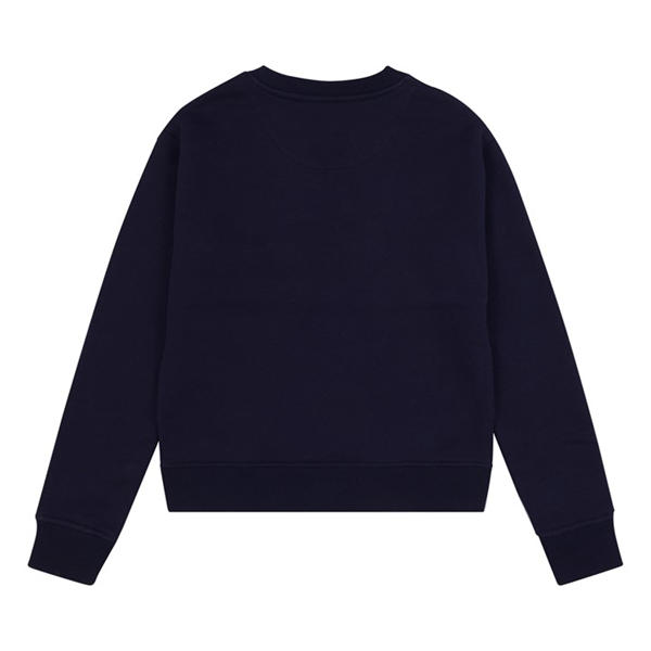 Jack Wills Kids Girls Script Crew Neck Sweatshirt Navy