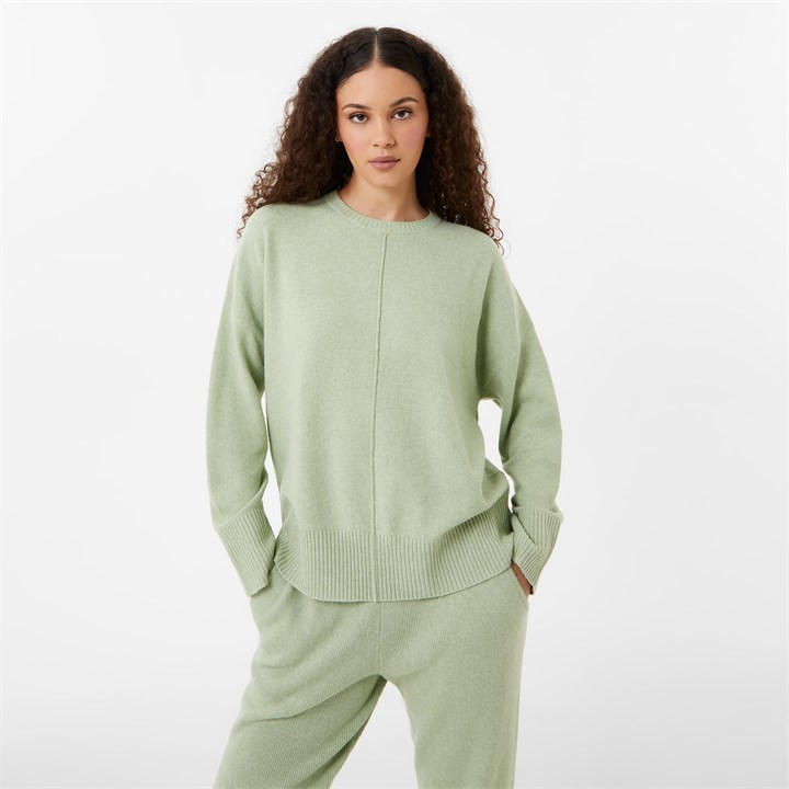 Jack Wills Knit Crew Neck Jumper Laurel Green