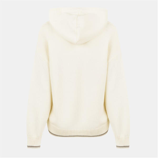 Jack Wills Knit Hoody Vintage White