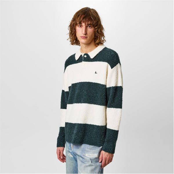 Jack Wills Knit Rugby Jumper Evergreen