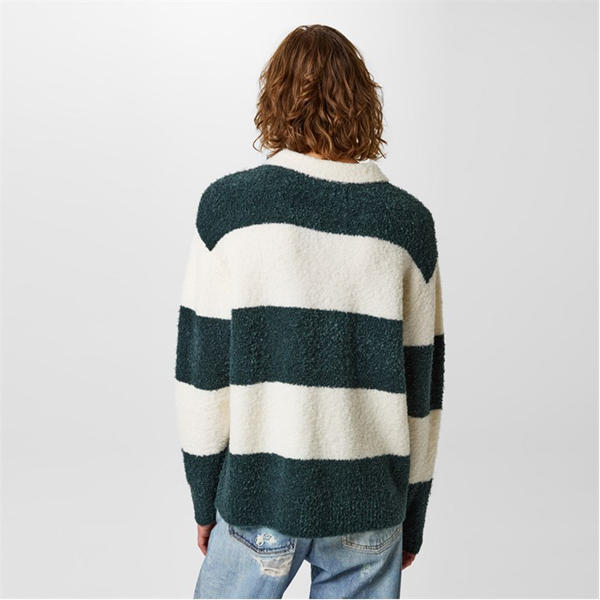Jack Wills Knit Rugby Jumper Evergreen