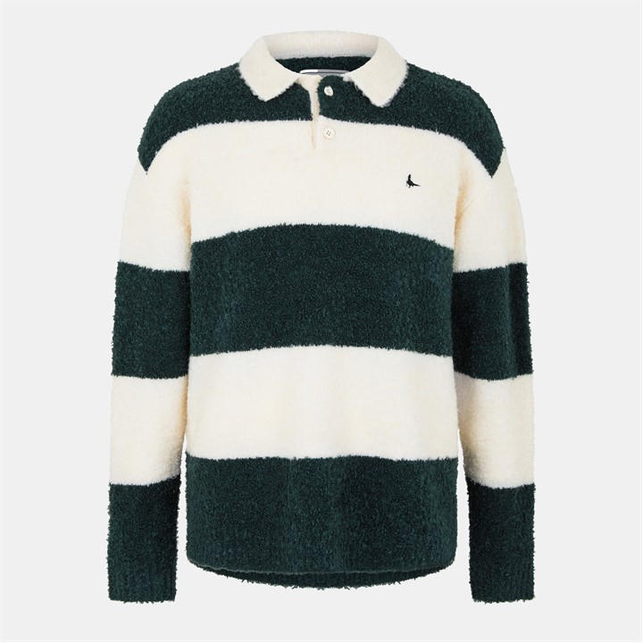 Jack Wills Knit Rugby Jumper Evergreen