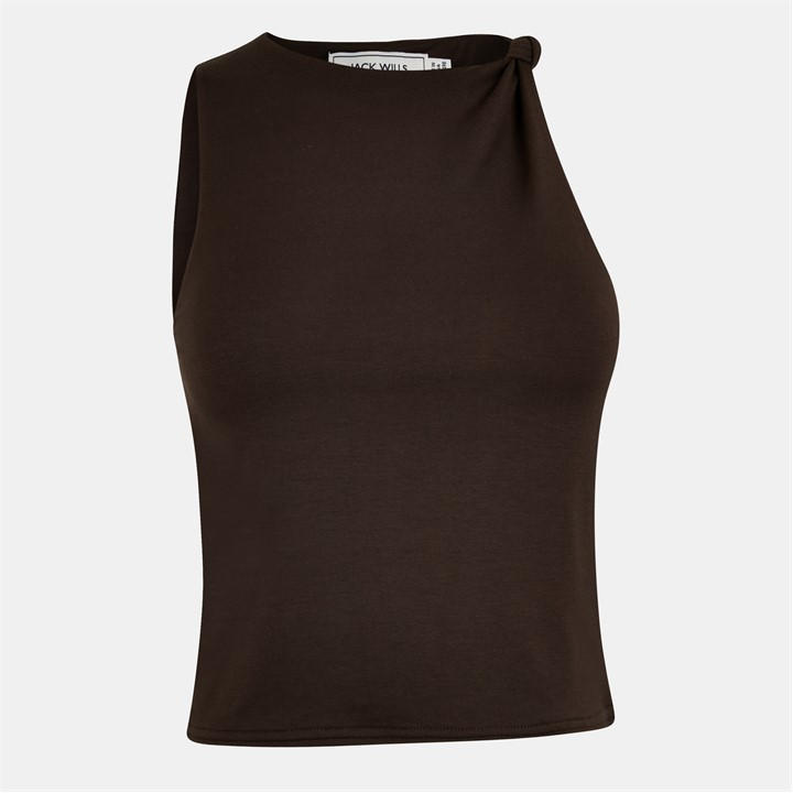 Jack Wills Knit Vest Brown