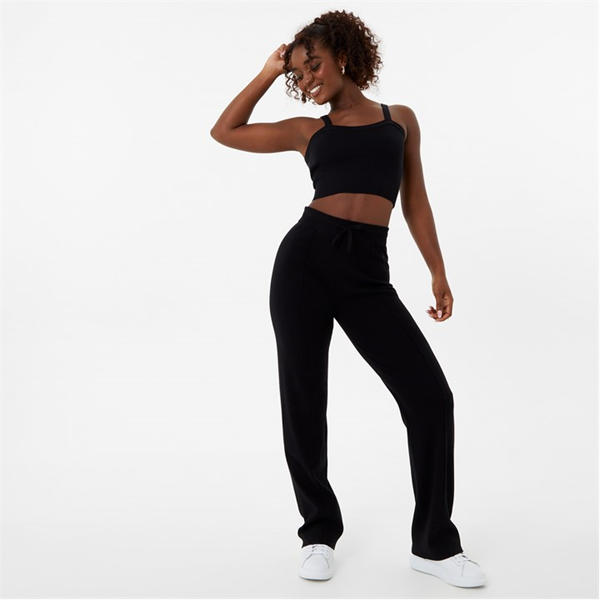 Jack Wills Knitted Cami Top Black