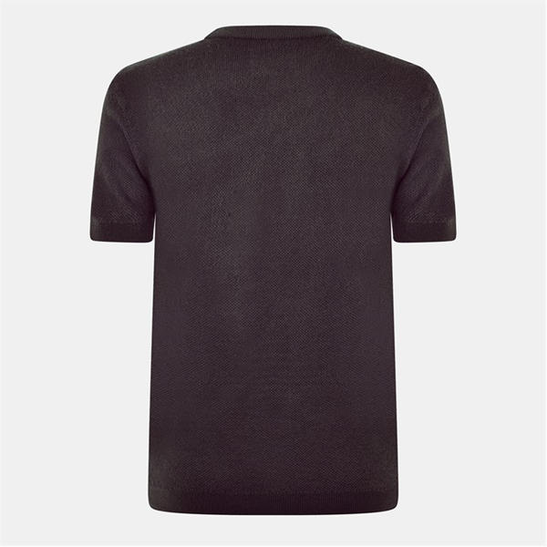 Jack Wills Knitted T Shirt Mens Washed Black