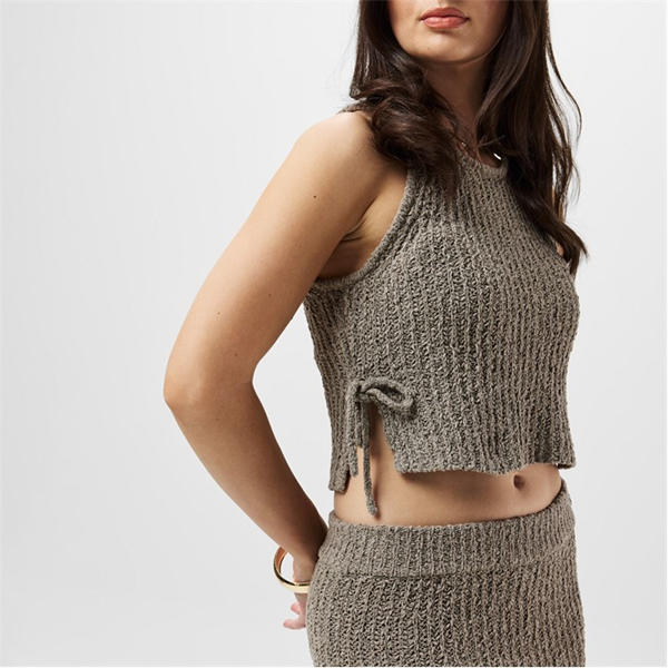 Jack Wills Knitted Tank Taupe